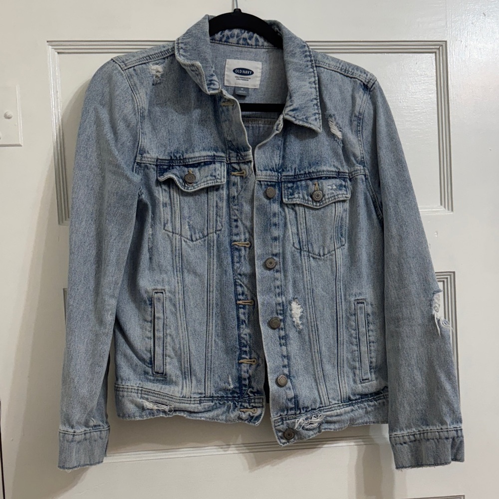 Old Navy Faded Blue Denim Jacket